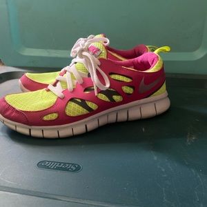 Pink&Yellow Nike Sneakers